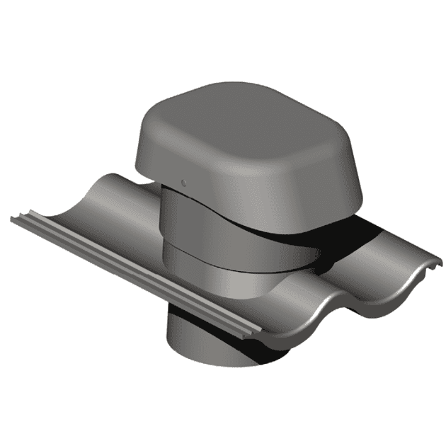 TRIVENTA PLUS – Çatı kiremitleri ve shingle’leri için ∅150 mm havalandırma bacası